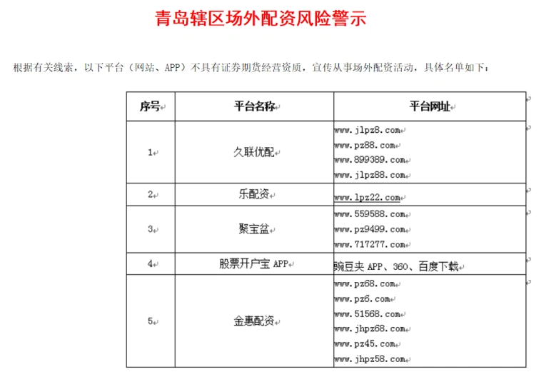 场外配资黑名单_民间场外配资违法吗_高杠杆配资风险