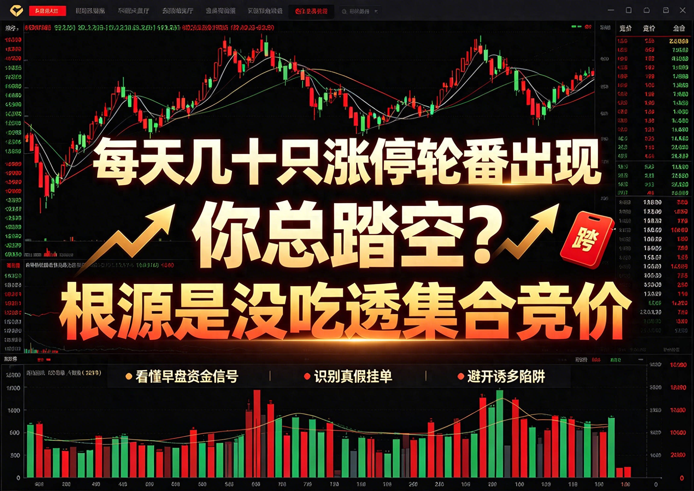 股票盘子怎么看_集合竞价规则_真假盘区分
